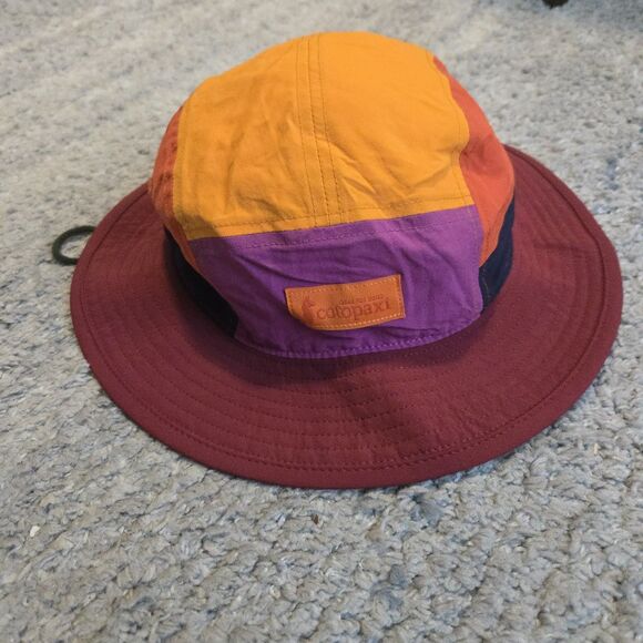 Cotopaxi Tech Bucket Hat Adult One Size Colorblock Adjustable Cord Nylon EUC - Picture 1 of 5